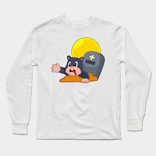 Mole Halloween Grave Long Sleeve T-Shirt